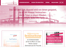 Tablet Screenshot of priesterseminar-hamburg.de